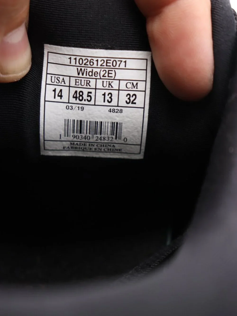 Brooks Addiction 13 Men's 14 Wide 2E Running Athletic Black Sneakers 1102612E071